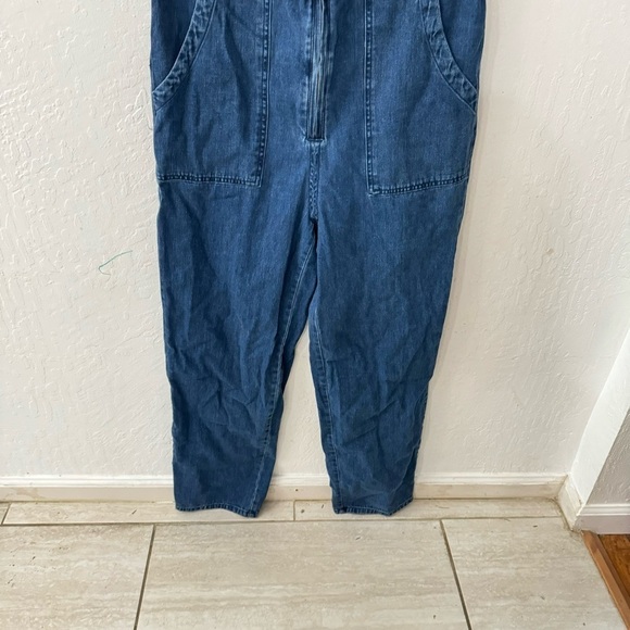 Rachel Comey X Target Denim Sleeveless Jumpsuit Zip Front Size 2 - Picture 7 of 9
